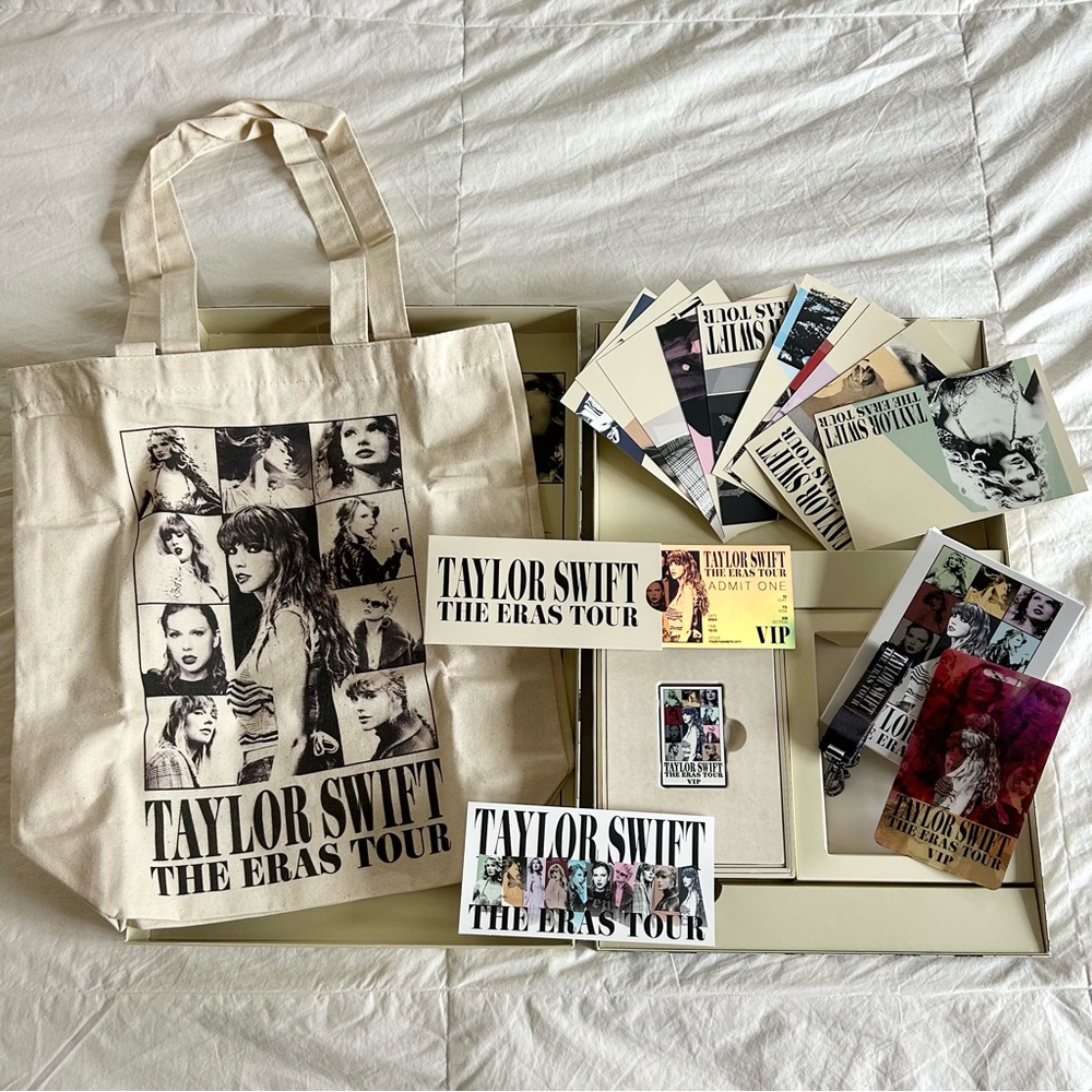 Official Taylor Swift Eras Tour VIP Merchandise Box